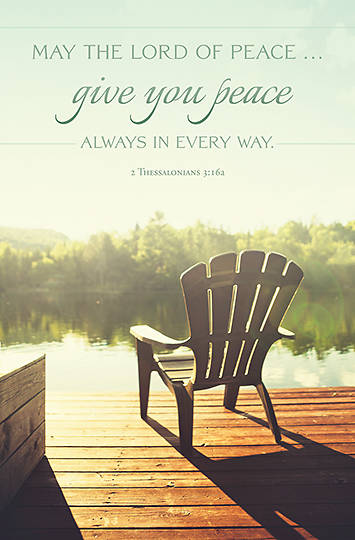 Picture of Give You Peace General Bulletin (Package of 100)