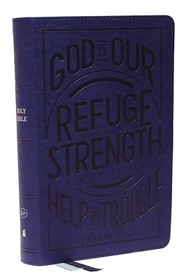 Picture of Kjv, Personal Size Reference Bible, Verse Art Cover Collection, Leathersoft, Blue, Red Letter, Comfort Print