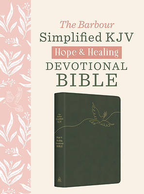Picture of The Hope & Healing Devotional Bible [Dark Sage Doves]