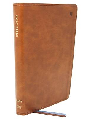 Picture of Net Bible, Thinline, Leathersoft, Brown, Indexed, Comfort Print