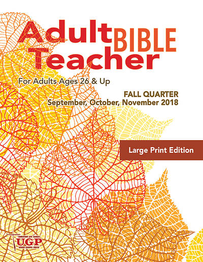 Picture of Union Gospel Adult Bible Teacher Large Print Fall 2018