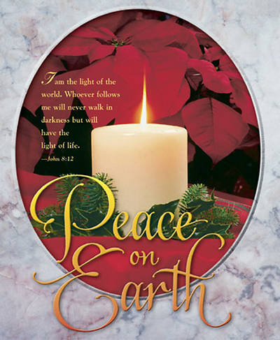 Picture of Candlelighting Peace on Earth, Large Size Bulletin (Package of 50)