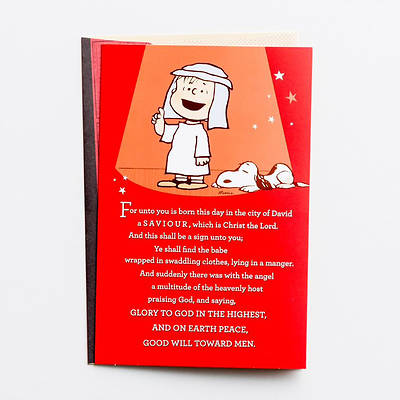 Picture of Peanuts For Unto You Is Born This Day Boxed Christmas Cards