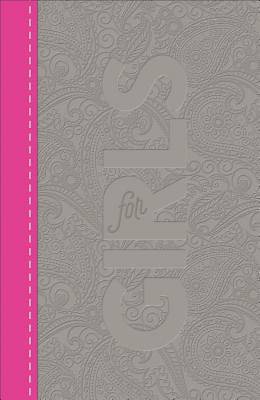 Picture of CSB Study Bible for Girls Pewter/Pink, Paisley Design Leathertouch