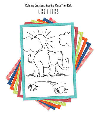 Picture of Coloring Creations Greeting Cards(tm) for Kids - Critters