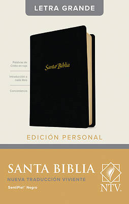 Picture of Santa Biblia Ntv, Edición Personal, Letra Grande (Letra Roja, Sentipiel, Negro)