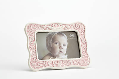 Picture of Dedication to the Lord Photo Frame Ceramic - Pink