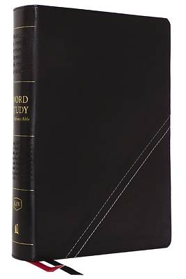 Picture of Kjv, Word Study Reference Bible, Leathersoft, Black, Red Letter, Comfort Print
