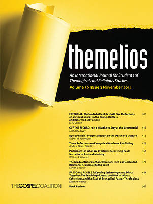 Picture of Themelios, Volume 39, Issue 3