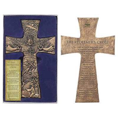 Picture of The Redeemer's 11 3/8"  Resin Wall Cross