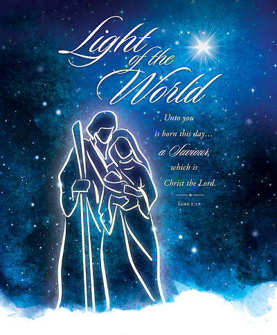 Picture of Light of the World Christmas Legal Size Bulletin