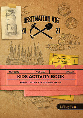 Picture of Vacation Bible School VBS 2021 Destination Dig Unearthing the Truth About Jesus Kids Activity Book