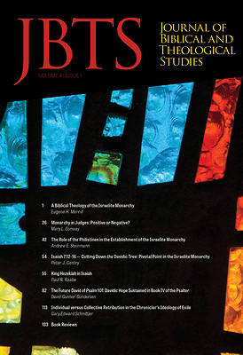 Picture of Journal of Biblical and Theological Studies, Issue 4.1