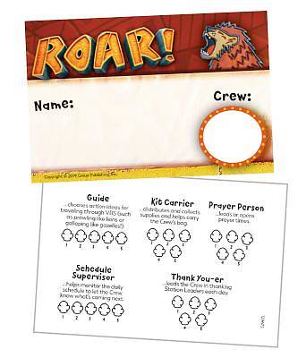 Picture of Vacation Bible School (VBS19) Roar Name Badge (pkg 10)
