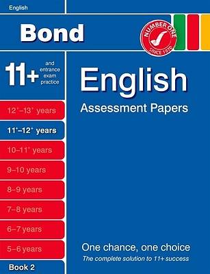Picture of Bond English Assessment Papers 11+-12+ Years
