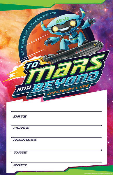 Picture of Vacation Bible School (VBS) To Mars and Beyond Large Promotional Poster
