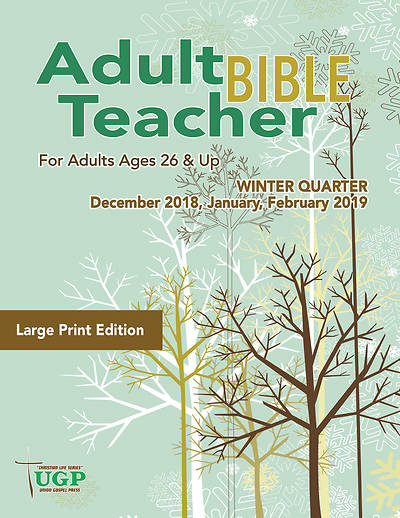 Picture of Union Gospel Adult Bible Teacher Large Print Winter 2018-19