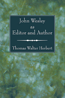 Picture of John Wesley as Editor and Author