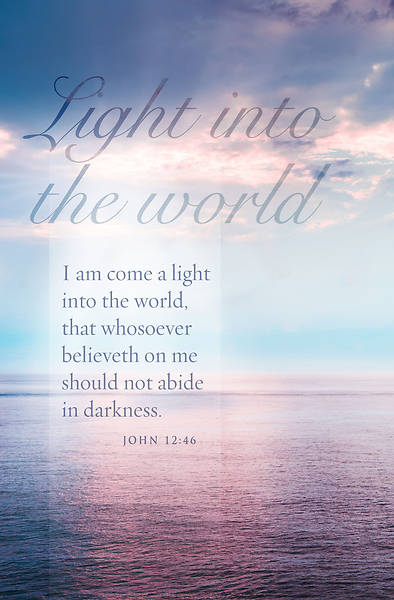 Picture of Light into the World General Regular Size Bulletin