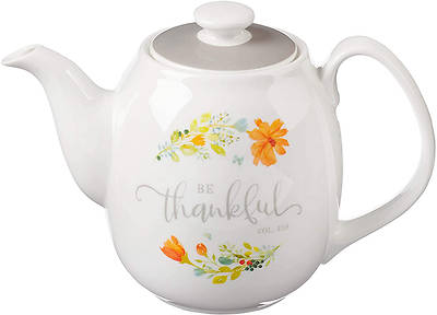Picture of Teapot Grateful Floral