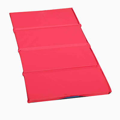 Picture of 1" Infection Control® Folding Mat - Red/Blue, 4 Sections