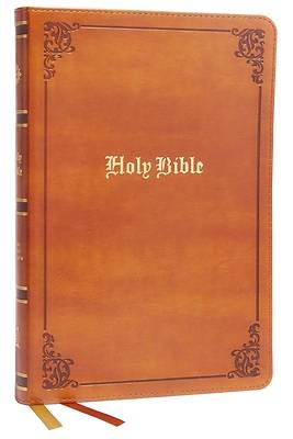 Picture of Kjv, Thinline Large Print Bible, Vintage Series, Leathersoft, Tan, Red Letter, Comfort Print