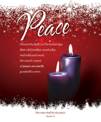 Picture of Peace Advent Week 2 Legal Size Bulletin