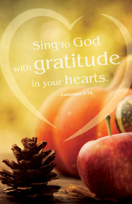 Picture of Gratitude Thanksgiving Bulletin (Pkg of 50)
