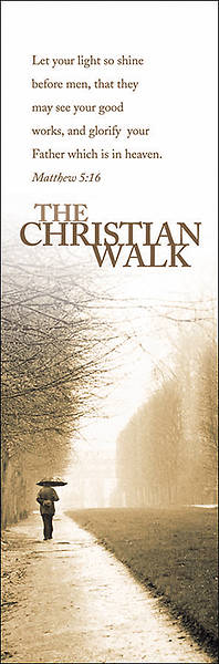Picture of Christian Walk Bookmark - Pack of 25