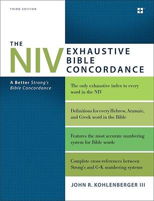 Picture of The NIV Exhaustive Bible Concordance, Third Edition
