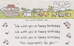 Picture of Noah's Ark Birthday Postcard Package of 25