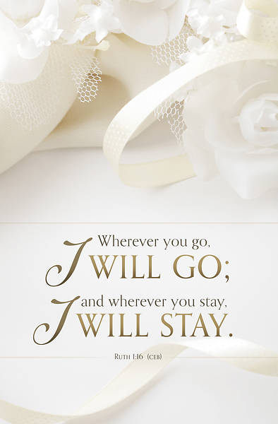 Picture of Wherever you Go Wedding Regular Size Bulletin