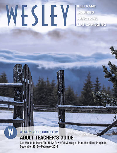 Picture of Wesley Adult Bible Teacher Guide Winter 2016-17