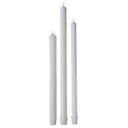 Picture of Stearic Altar Candles Emkay 8 7/8 x 7/8 Pack of 36 Self-fitting