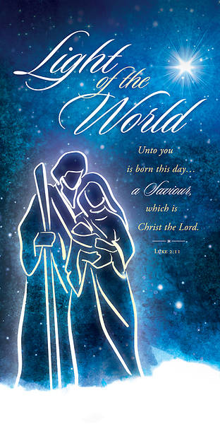 Picture of Light of the World Christmas Offering Envelope