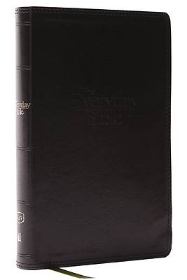 Picture of Kjv, the Everyday Bible, Leathersoft, Black, Red Letter, Comfort Print