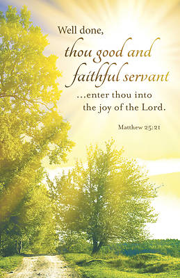 Picture of Funeral Bulletin