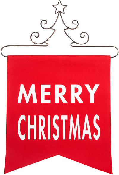 Picture of Banner- Merry Christmas -14" x 16"