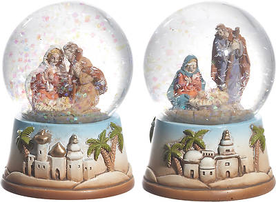 Picture of Small Nativity Water Globe Nightlight 2 Various Designs