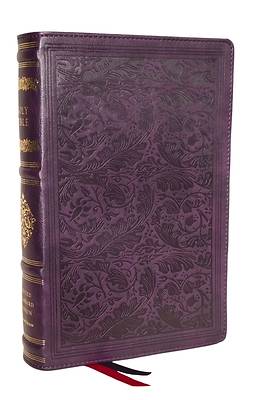 Picture of RSV Personal Size Bible with Cross References, Purple Leathersoft, (Sovereign Collection)