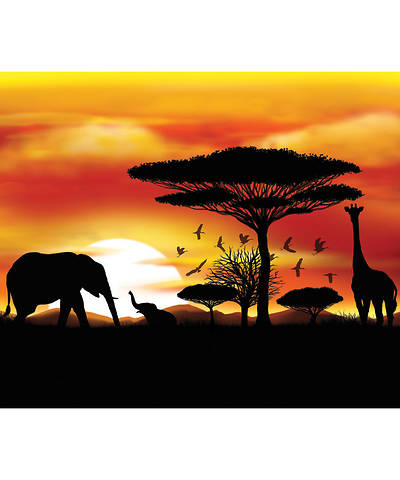 Picture of Vacation Bible School (VBS19) Roar Sunset Mural