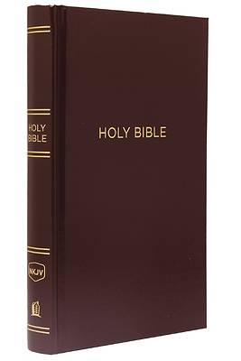 Picture of NKJV Pew Bible, Hardcover, Burgundy, Red Letter Edition