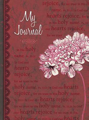 Picture of FLORAL (RED) LARGE HC JOURNAL