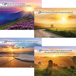 Picture of Sympathy - Sunsets in Glory Assorted Boxed Cards