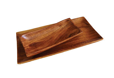 Picture of ACACIA WOOD TRAY SET