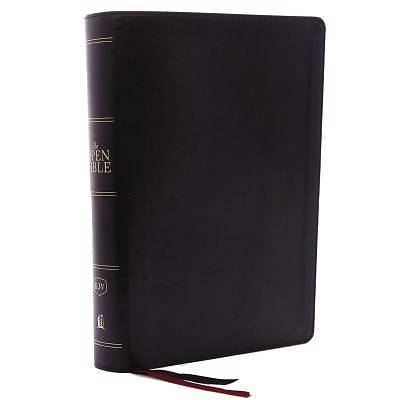 Picture of The Kjv, Open Bible, Leathersoft, Black, Red Letter Edition, Comfort Print