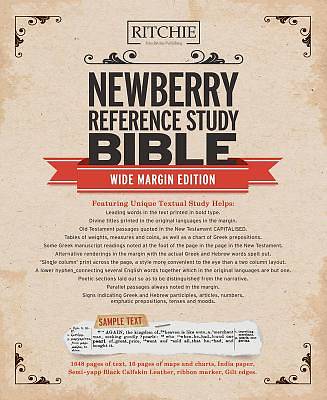 Picture of Newberry Reference Bible Wide Margin Edition