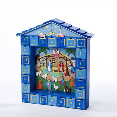 Picture of Wooden Nativity Advent Calendar