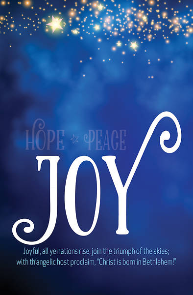 Picture of Joy Night Sky Advent Bulletin (Pkg of 50)