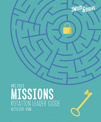 Picture of Vacation Bible School VBS 2023 Twists & Turns Missions Rotation Leader Guide With DVD